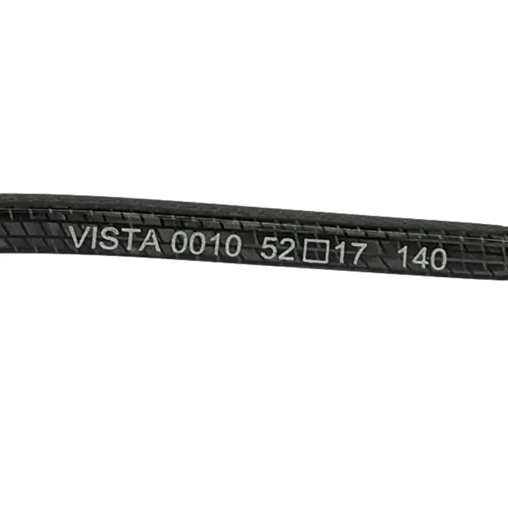 BOZ Eyeglasses Frames VISTA 0010 Black Silver Cat Eye Full Rim 52-17-140
